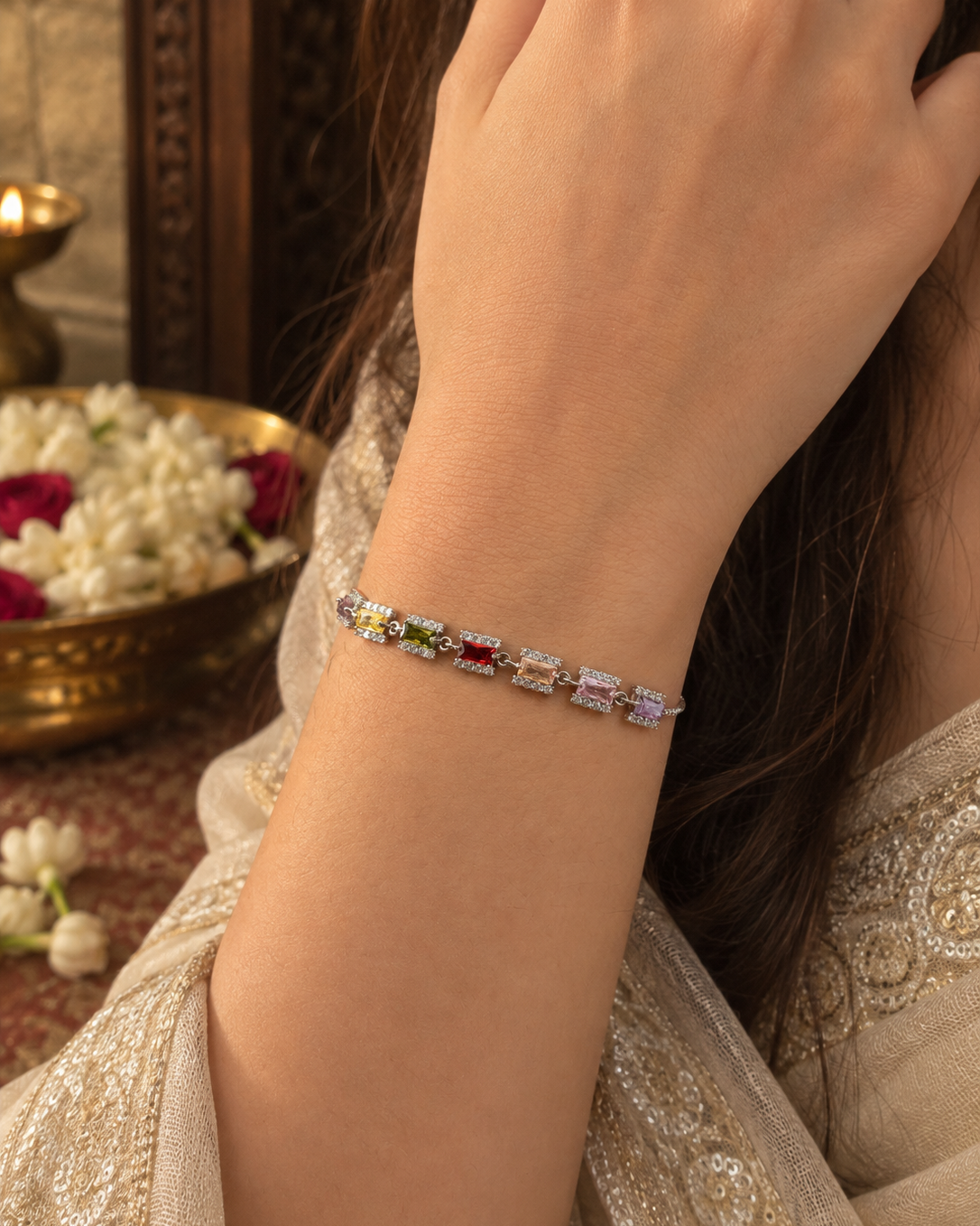 Celeste Tennis bracelet